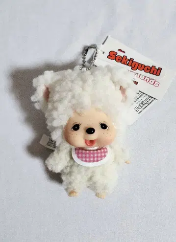 [레어] 히츠지노 참 얼굴 큰 키체인 몽치치 세키구치 봉제 인형 양