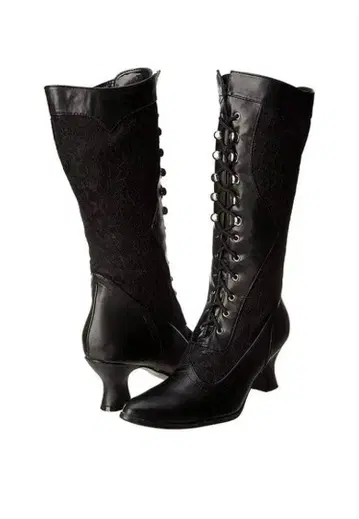 레이스업 롱 부츠 [ 새상품급 ]
