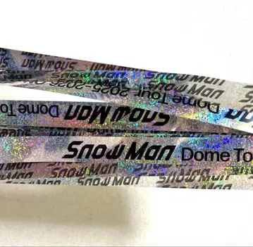 Snowman Live Tour ON 낙하물 음표+은색 테이프