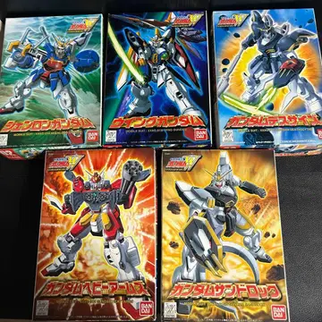 건담 W 구 키트 1/144 주역기 5기 세트