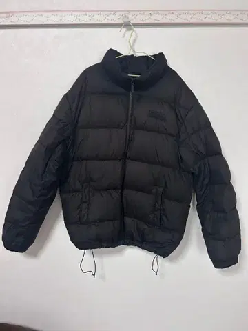 FIRST DOWN 블랙 다운 자켓