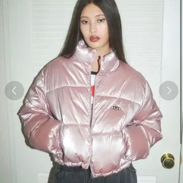 BLONDEY 2way 메탈릭 퍼 숏 자켓