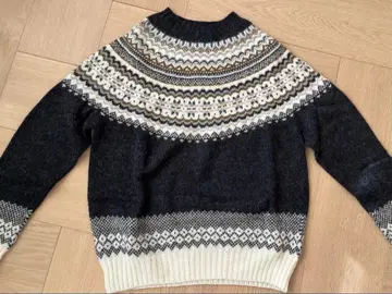 컨디션 최상 Harley MACPHEE 노르딕 무늬 스웨터 (S)