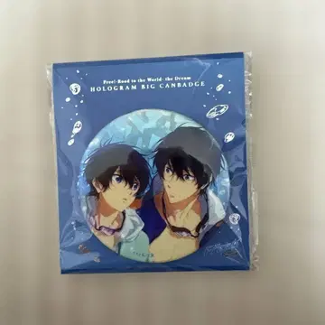 Free! 나나세 하루카 홀로그램 빅 캔뱃지
