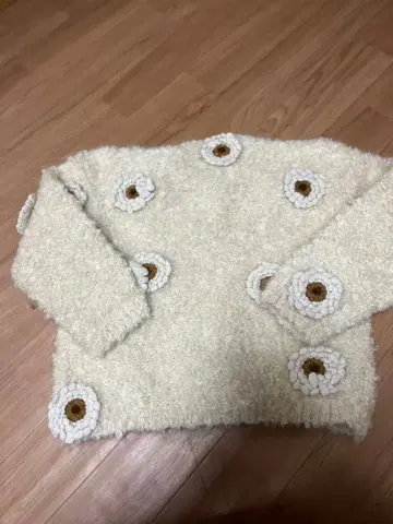 새상품급 PINKHOUSE 꽃 모티브 가디건