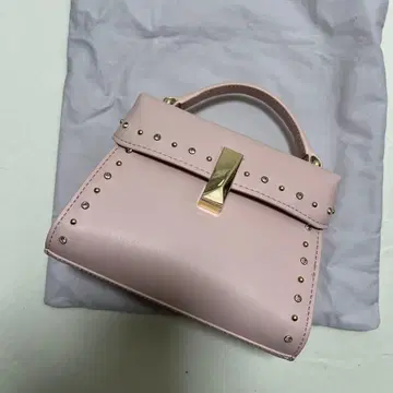 CELFORD 스터드 장식 핑크 숄더백