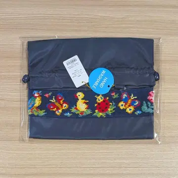 미개봉 하이디 실내화 가방 네이비 학교 페이