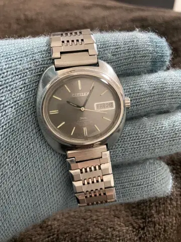 CITIZEN LEOPARD 자동 와인딩 시계 그레이