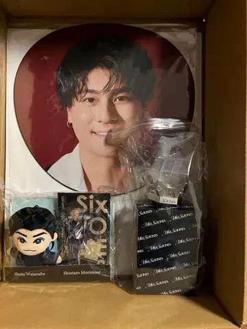 모리모토 신타로 부채 응원봉 인형 아크릴 스탠드 MILESixTONES