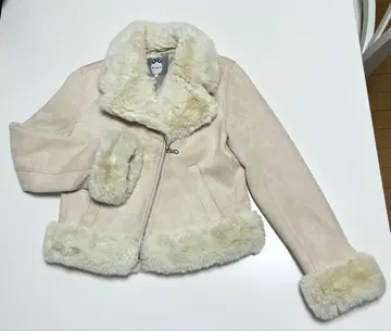 리랜드트루 퍼 라이더스 자켓 베이지