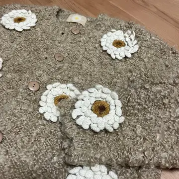 새상품급 PINKHOUSE 꽃 모티브 가디건