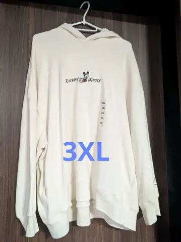 택 포함 새상품 유니클로 디즈니 미키 나가바 유 후드티 3XL