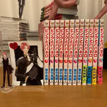 핑크와 하바네로 전 12권 아크릴 스탠드 카드 포함