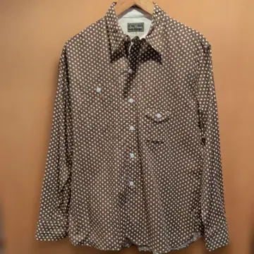 Dry Bones 도트 무늬 긴팔 셔츠 40