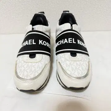 MICHAEL KORS 슬립온 스니커즈 화이트/블랙