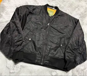 [ 새상품급 ] Niko and - 블랙 MA-1 자켓 빅슬리브 M