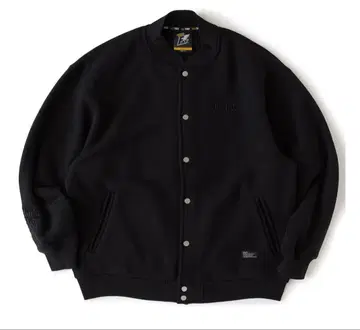 FAT EMBUP [ 스냅 자켓 ] 블랙 스냅 버튼 자켓