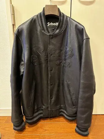 Schott 블랙 가죽 자켓 양가죽
