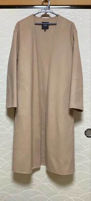 Theory 베이지 롱 코트 S