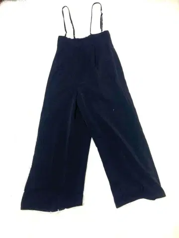 [ Couture Brooch ] 블랙 스트랩 와이드 레그 살로펫 38