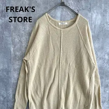 FREAK'S STORE 루즈 니트 심플 캐주얼 깔끔한 레이어드