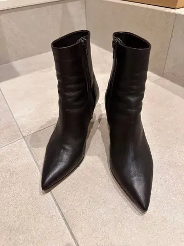 [미사용에 가까운] FABIO RUSCONI 스터드 숏부츠 34