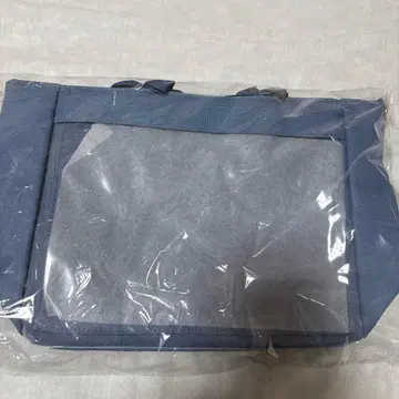 A4 다기능 2WAY 핸들 프릴 토트백 앤티크 블루