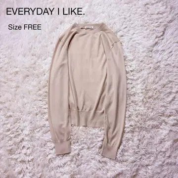 [새상품급] 에브리데이 아이라이크 크루넥 니트 울 100%