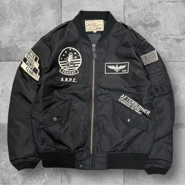 새상품급 아비렉스 F-14 TOMCAT XL 플라이트 자켓 블랙