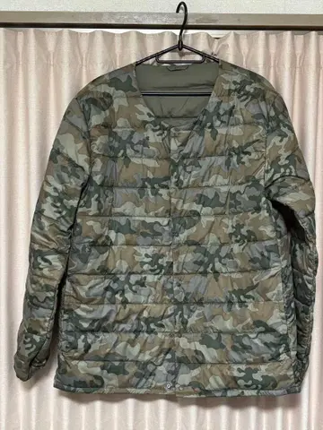 B-MING 카모플라쥬 퀼팅 경량 자켓