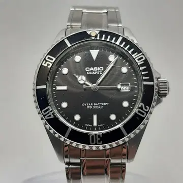 CASIO 카시오 MTD-1043 다이버 쿼츠 손목시계 작동품