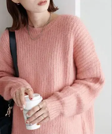 [새상품급] discout WEB한정판 믹스 튜닉 풀오버