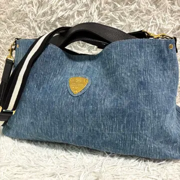 레어/컨디션 최상 아타오 숄더백 엘르 데님 절개 2way