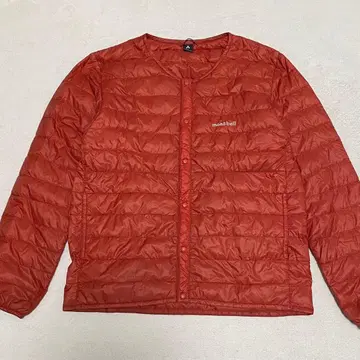 몽벨 스페리오 다운 라운드넥 자켓 이너 다운 오렌지