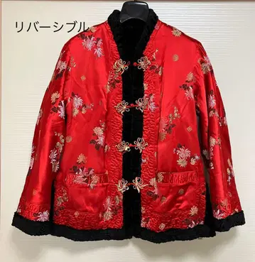 차이나풍 리버서블 자켓 코트 M 사이즈