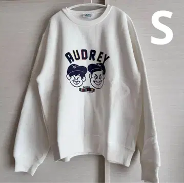 오드리 올 나이트 닛폰 맨투맨 화이트 S 사이즈