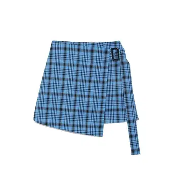 SNIDEL 체크 미니 스커트 랩스커트 size 0