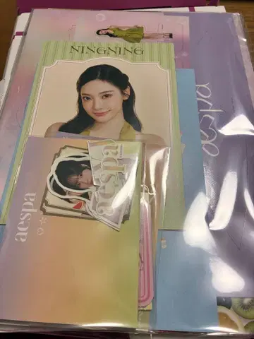 aespa 에스파 MY-J 회원 특전 뉴스레터 계속 트레이딩 카드