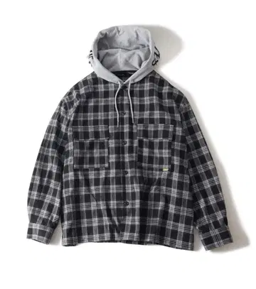 Subciety Hooded check shirt 서브서에티