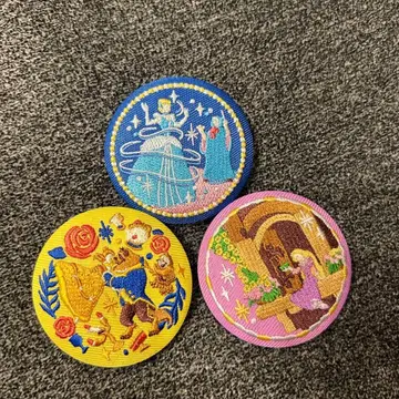 디즈니 자수 캔 배지 2