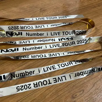 number_i 은색 테이프 2개