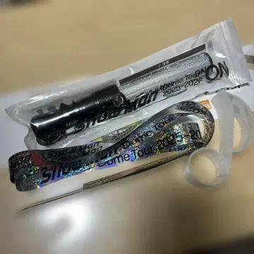 SnowMan ON 응원봉 & 은색 테이프 & 음표