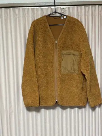 Uniqlo U 플리스 자켓 XL 브라운