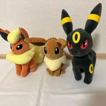 포켓몬스터 모후굿토 봉제 인형 이브이 부스터 블래키