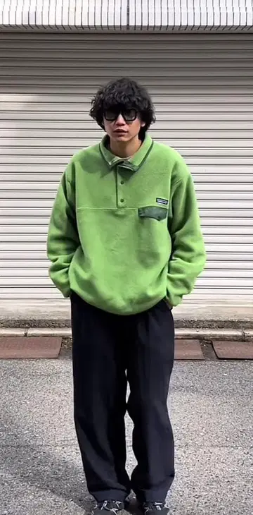 [ 인기 색상 ] patagonia 스냅 t 신틸라 그린