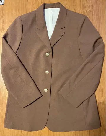 유니클로 유 셋업 브라운