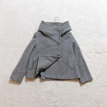 [새상품급] 알아바일 비버 후드 숏코트 캐시미어 그레이