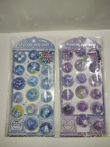 캡슐 팝 씰 2점 카미오 재팬 정품