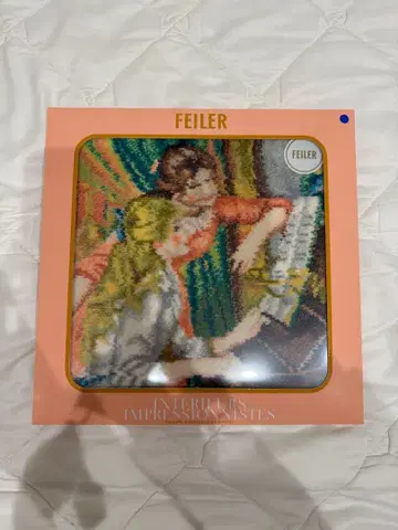 FEILER 페이러 인상파 손수건 블루 파랑