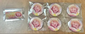 하나사토 미노리 글리터 캔뱃지 5A / 아크릴 배너 배지 3A